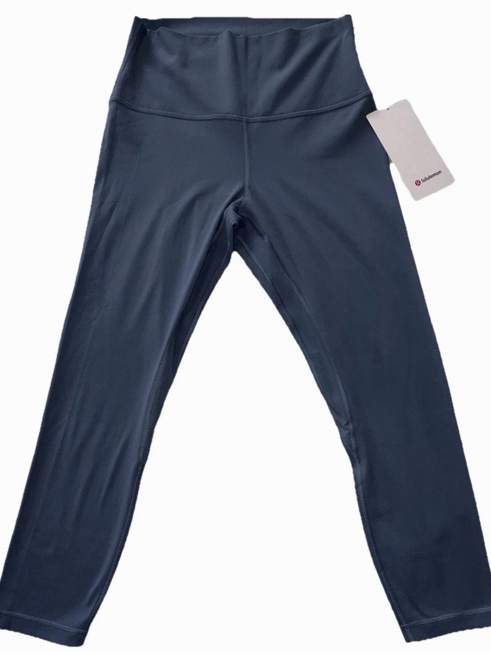 NWT*LULULEMON*SIZE 8*ALIGN HIGH RISE CROPPED 23” TIGHT*AUTHENTIC*STEEL BLUE $98